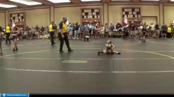 49 lbs Round 1 (6 Team) - Caleb Nardella, The Hunt vs Jackson Claycomb, Smittys Barn Hard Rockers