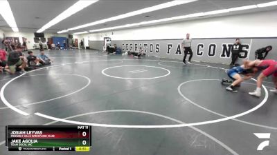 113 lbs 3rd Place Match - Josiah Leyvas, Friendly Hills Wrestling Club vs Jake Agolia, Team SoCal WC