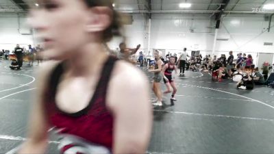 84 lbs Round 3 (4 Team) - Lily Wilson, Storm Wrestling Center vs Madelyn Rodriguez, Level Up Wrestling Center