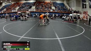 150 lbs Cons. Round 4 - Alex Pope, Landon School vs JD Oster, McDonogh School