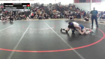 120 lbs Final - Eva Cohen, Belmont vs Izabella Perez, Springfield Central (W)