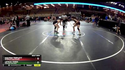 120 lbs Cons. Round 3 - Aaliyah Triplett, Riverdale High School vs Leticia Viana, Freedom Orlando