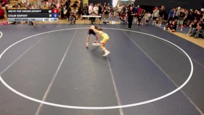 106 lbs Cons. Round 2 - Arlyn Von Knobelsdorff, MN vs Colin Seifert, WI
