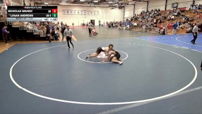 157 lbs Champ. Round 1 - Logan Andrews, Wisconsin-Oshkosh vs Nicholas Brunst, Baldwin Wallace