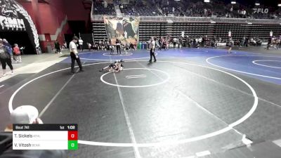 65 lbs Final - Trigg Sickels, Athlos WC vs Vega Vitosh, Bear Cave