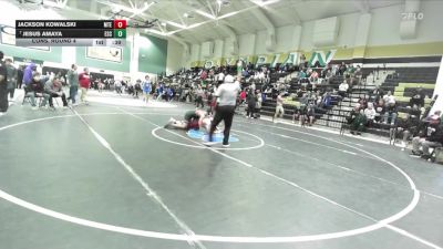 146 lbs Cons. Round 4 - Jackson Kowalski, Mountain Empire vs Jesus Amaya, Escondido