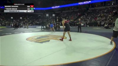 165 lbs Round Of 32 - Mahiro Okazaki, Torrey Pines (SD) vs Travis Grace, Gilroy (CC)