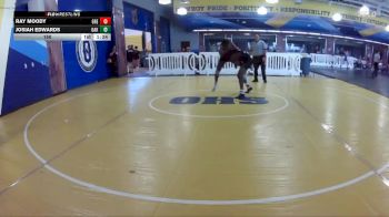 150 lbs Round 3 (8 Team) - Josiah Edwards, Oakleaf WC vs Ray Moody, Greasers