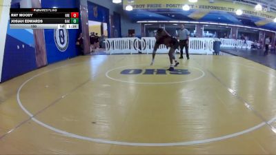 150 lbs Round 3 (8 Team) - Josiah Edwards, Oakleaf WC vs Ray Moody, Greasers