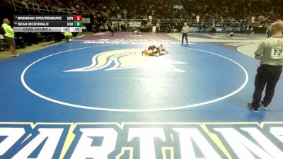 I-110 lbs Cons. Round 4 - Sean McDonald, Starpoint vs Brendan Stoutenburg, Saratoga Springs