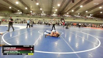 100 lbs Cons. Round 5 - Jason Schutter, Kirksville Wrestling Club-AA vs Carter Pryor, Hillsboro Wrestling Club-AAA