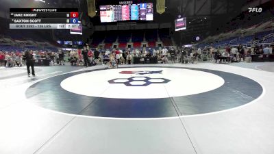 126 lbs 7th Place Match - Jake Knight, IA vs Saxton Scott, ID