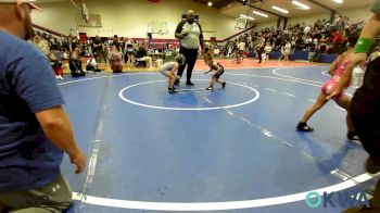 43-46 lbs Consolation - Clara Collier, Morrison Takedown Club vs Bentley Burchett, Raw Wrestling Club