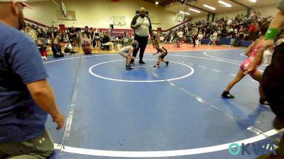 43-46 lbs Consolation - Clara Collier, Morrison Takedown Club vs Bentley Burchett, Raw Wrestling Club