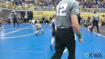 61 lbs Round Of 16 - Creed Williams, Harrah vs TeeJay Henry, Comanche Takedown Club