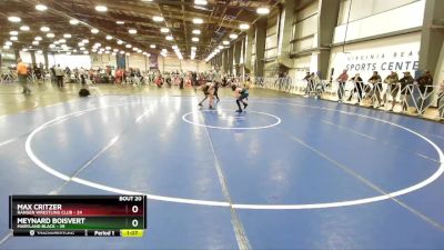 96 lbs Rd# 8- 12:30pm Saturday Final Pool - Meynard Boisvert, Maryland BLACK vs Max Critzer, Ranger Wrestling Club