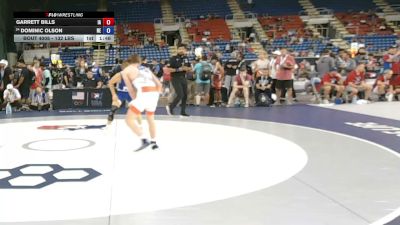 132 lbs Champ. Rd Of 128 - Garrett Bills, Iowa vs Dominic Olson, Nebraska