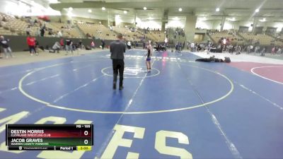 105 lbs Cons. Round 2 - Destin Morris, Cleveland Wrestling Club vs Jacob Graves, Warren County Pioneers