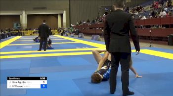 Julianna Iisa Aguilar vs Juliana N Weaver 2024 Pan IBJJF Jiu-Jitsu No-Gi Championship