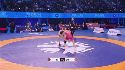 55 kg 1/8 Final - Namuuntsetseg Tsogt Ochir, Mongolia vs Kyong Ryong Oh, DPR Korea