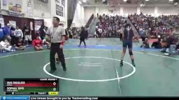 121 lbs Champ. Round 1 - Sophia Sims, Santa Rosa vs Ava Hidalgo, Ayala