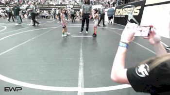 37-40 lbs Rr Rnd 1 - Maesa Brigge, Mojo Grappling Academy vs Hazel Wynn, El Reno Wrestling Club