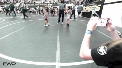 37-40 lbs Rr Rnd 1 - Maesa Brigge, Mojo Grappling Academy vs Hazel Wynn, El Reno Wrestling Club
