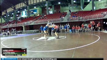 155 lbs Round 4 (8 Team) - Audrey Gimeno, Eaglecrest vs Alexandra Grow, Papillion-La Vista South Girls