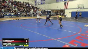106 lbs Champ. Round 1 - Raden Madley, Samohi Wrestling vs Aiden Han, Big Kat Wrestling & Judo
