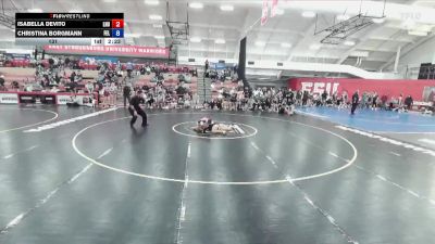 131 lbs Round 1 (12 Team) - Isabella Devito, Lock Haven University vs Christina Borgmann, Felician