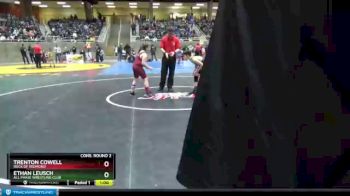 105 lbs Cons. Round 2 - Ethan Leusch, All Phase Wrestling Club vs Trenton Cowell, Rock Of Redmond