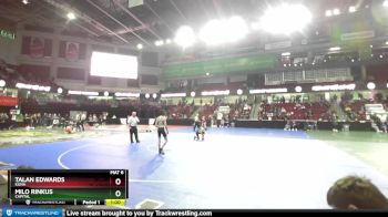 106 lbs Cons. Round 3 - Talan Edwards, Kuna vs Milo Rinkus, Capital