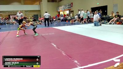 50 lbs Round 5 (6 Team) - Asher Wilbur, Predator WC vs Lawson Murdock, Alabama Elite Gold