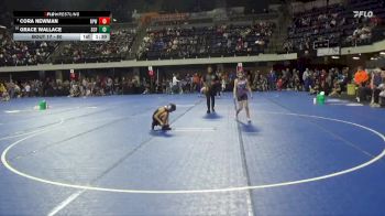 80 lbs Champ. Round 1 - Cora Newman, Rochester Panther Wrestling vs Grace Wallace, St. Croix Falls