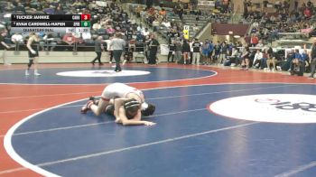 6A 106 lbs Quarterfinal - Tucker Jahnke, Cabot vs Evan Cardwell-hafen, Springdale