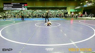 64 lbs Quarterfinal - Milan Bassiri, Capital City Wrestling Club vs Henry Ryan, Raw Wrestling Club