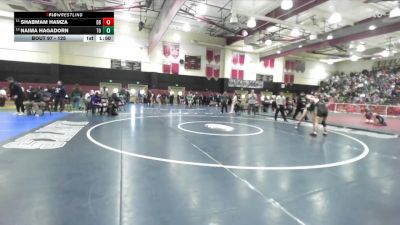 125 lbs Champ. Round 1 - Shabmam Hamza, Diamond Bar vs Naima Hagadorn, Thousand Oaks