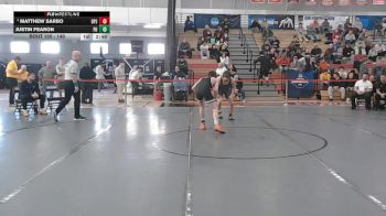 149 lbs Quarterfinal - Matthew Sarbo, Pitt-Johnstown vs Justin Fearon, Felician