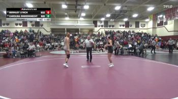 130 lbs Round 1 - Berkley Lynch, West Delaware vs Carolina Rinderknecht, Marion