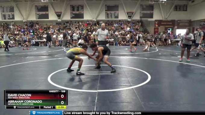 108 lbs Cons. Round 3 - David Chacon, Red Wave Wrestling vs Abraham ...