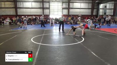 90 lbs Quarterfinal - John Segata, Council Rock vs Nolan Traczykiewicz, Unattached