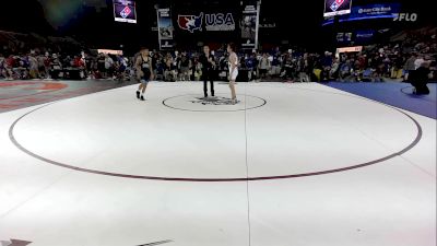 94 lbs Cons 16 #2 - Justin Bunnell, CT vs Bradley Bauman, OH