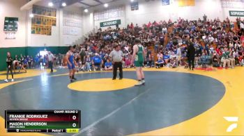 152 lbs Champ. Round 2 - Mason Henderson, Brea Olinda vs Frankie Rodriguez, Nuview Bridge