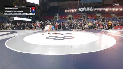 190 lbs Champ. Rd Of 128 - Raiden Bishop, CA vs Dominick Salvaterra, PA