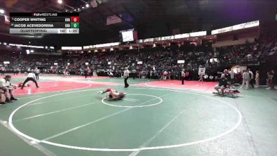 122 lbs Quarterfinal - Cooper Whiting, Unattached vs Jacob Acevedorena, Unattached