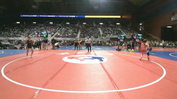 120 lbs Champ. Round 1 - Lilly Quintanilla, Thermopolis vs Brinley Farthing, Central