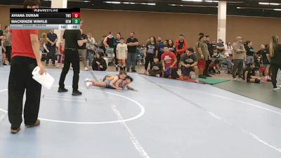 126.8-139.5 lbs 1st Place Match - Nina Shelger, Paradigm Wrestling vs Envy Lopez, ReZults Wrestling