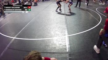 82 lbs Champ. Round 2 - Gwendolyn Grothen, Milford Wrestling Club vs Hadley Gallagher, Hawks Wrestling Club (Lincoln) - Girls