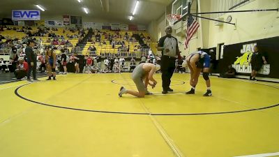 126-B lbs Quarterfinal - Grayson Sellers, Tahlequah Wrestling Club vs Drake Wolf, Rogers Jr High