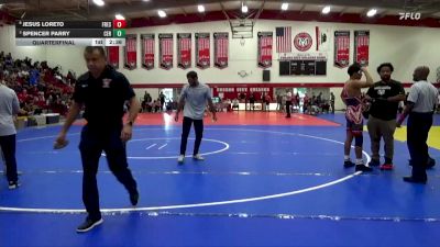 149 lbs Quarterfinal - Spencer Parry, Cerritos College vs Jesus Loreto, Fresno City College